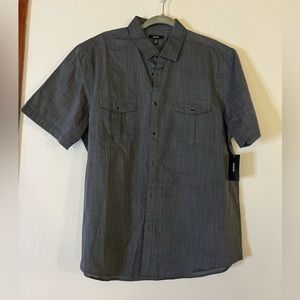 🩶✨🌿Men’s Alfani Dark Grey Button Up🌿✨🩶